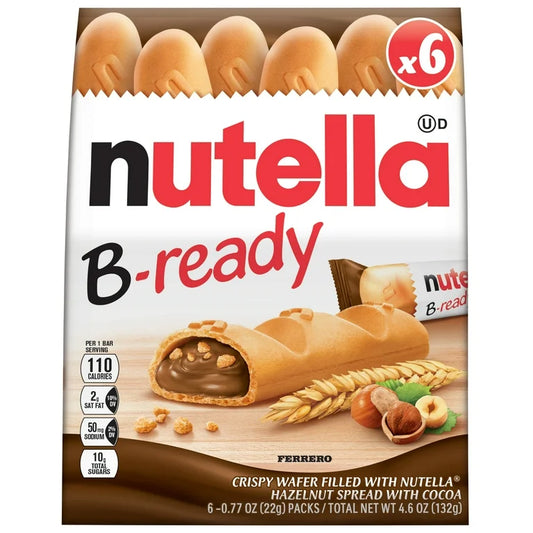 Nutella B-Ready x6 - 132g