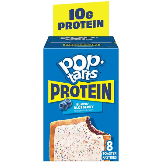Pop Tarts Bumpin’ Blueberry 10g Proteína x8 Unidades - 408g