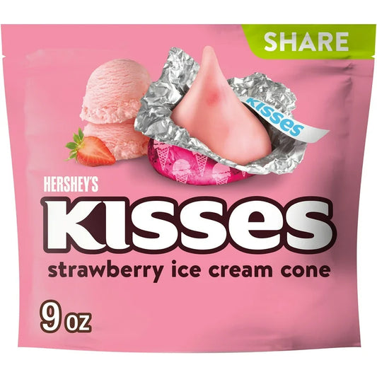 Hershey’s Kisses Helado de Fresa Tamaño Grande 255g