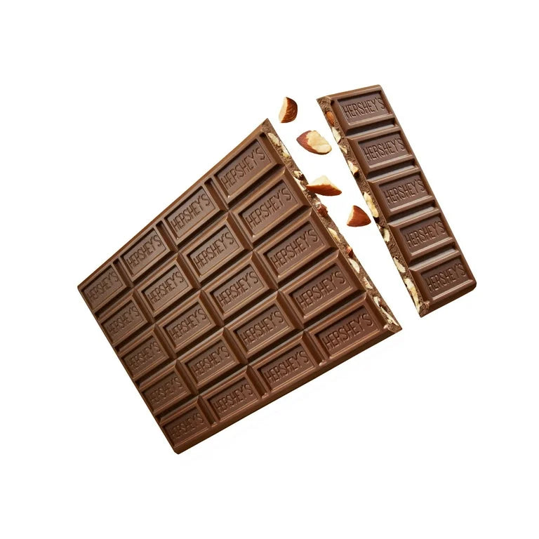 Hershey’s Milk Chocote + Almendras Tamaño Gigante 208g