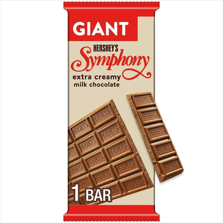 Hershey’s Symphony Milk Chocote Extra Cremoso Tamaño Gigante 208g