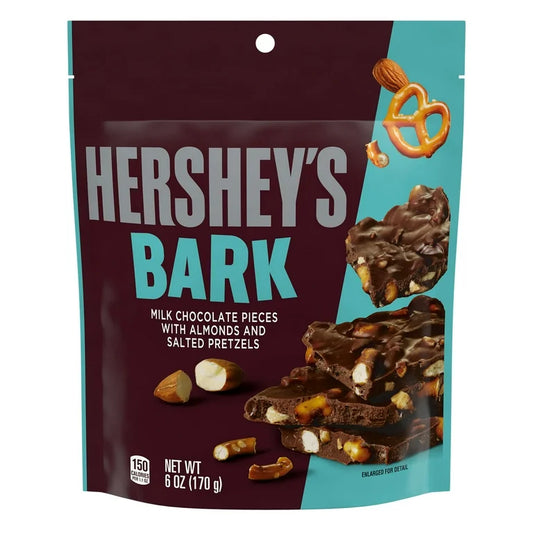 Chocolates Hershey’s Bark Almendras + Pretzels 170g
