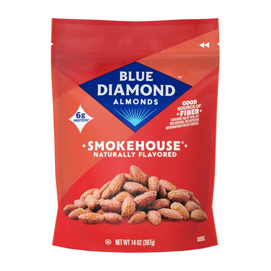 Almendras Blue Diamond Smokehouse Tamaño Grande 397g