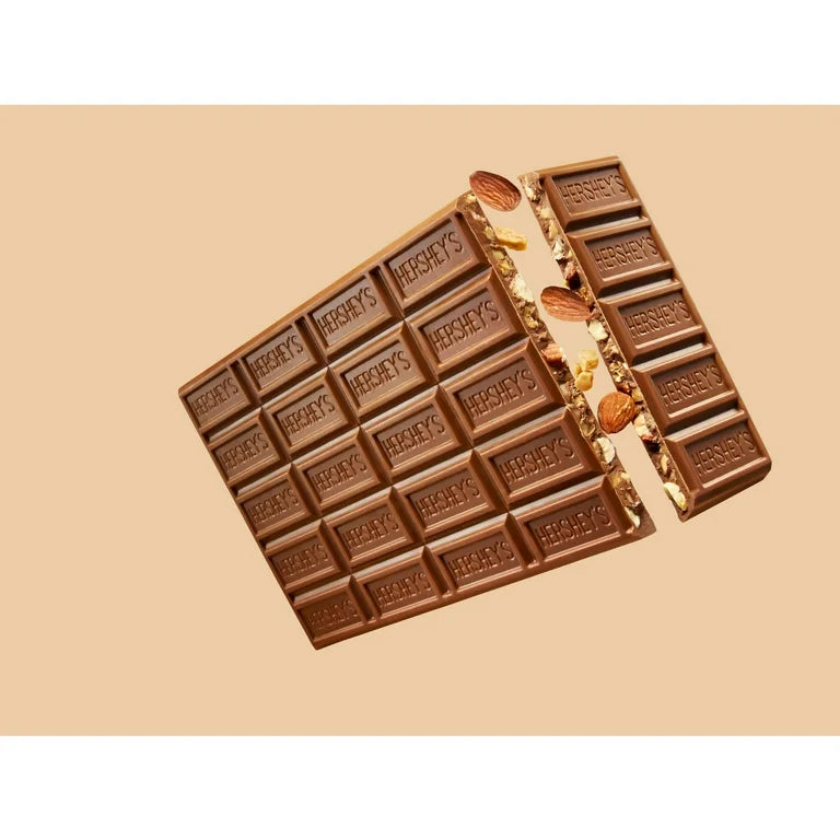 Hershey’s Symphony Milk Chocote Extra Cremoso + Almendras & Toffee Tamaño Gigante 208g
