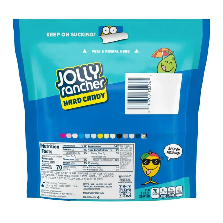 Caramelos Duros Jolly Rancher Frutas Tropicales Tamaño Grande 368g