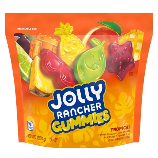 Gomitas Jolly Rancher Frutas Tropicales Tamaño Grande 368g