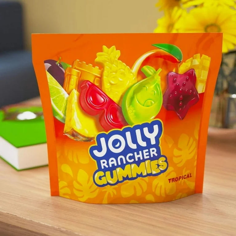 Gomitas Jolly Rancher Frutas Tropicales Tamaño Grande 368g