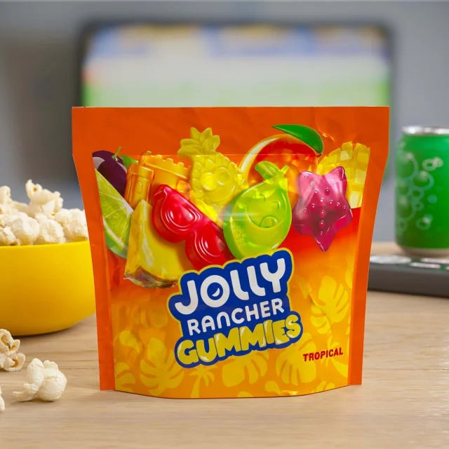 Gomitas Jolly Rancher Frutas Tropicales Tamaño Grande 368g