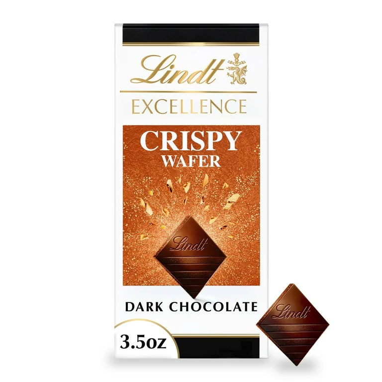 Lindt Excellence Crispy Wafer Dark Chocolate 100g