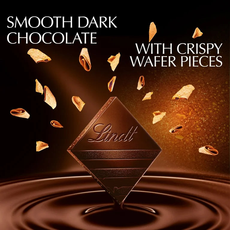 Lindt Excellence Crispy Wafer Dark Chocolate 100g