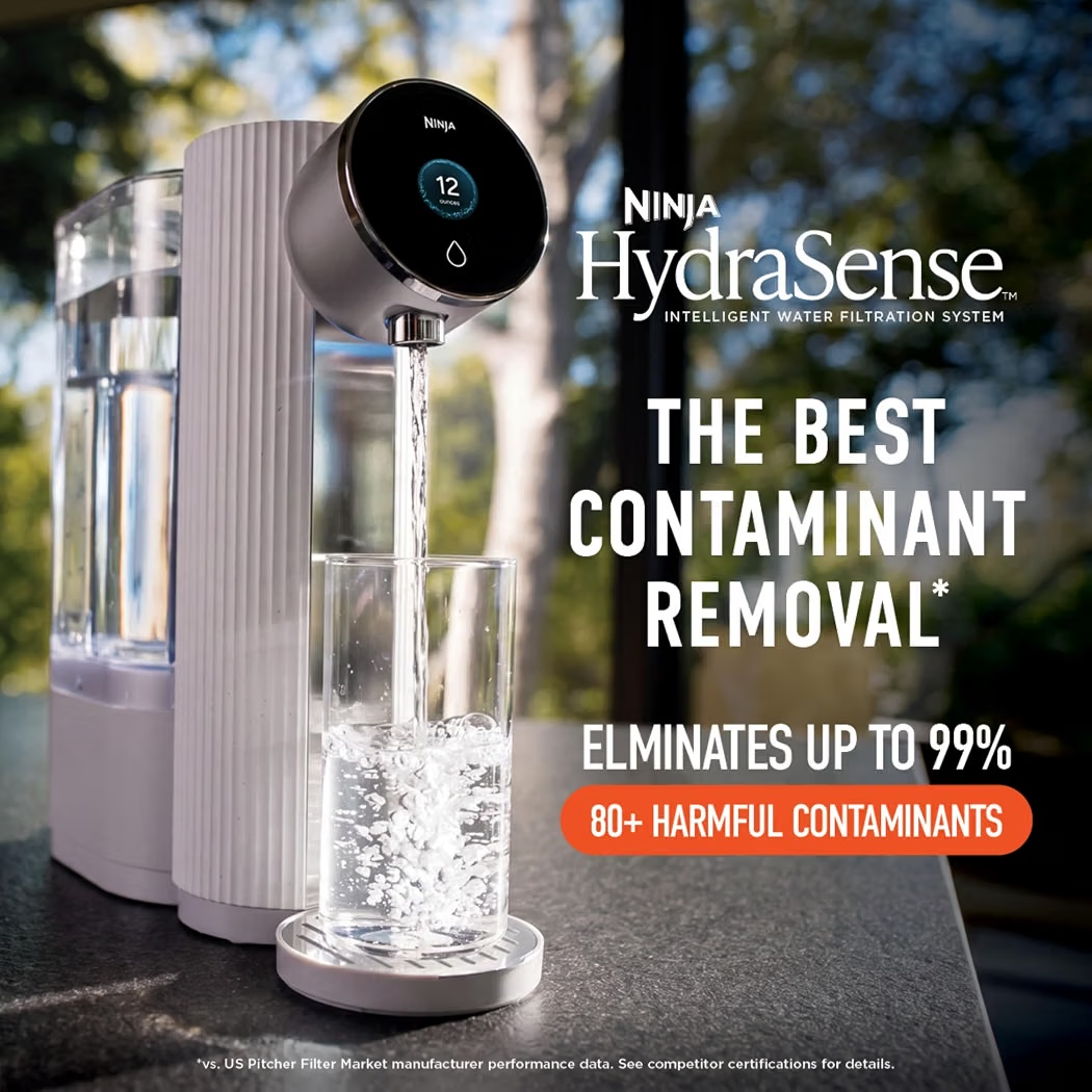 Filtro Inteligente Agua Ninja HydraSense WF1001WH1