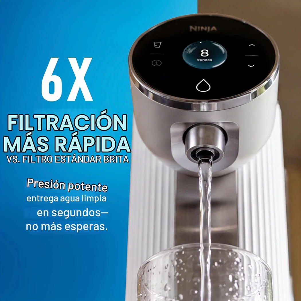 Filtro Inteligente Agua Ninja HydraSense WF1001WH1