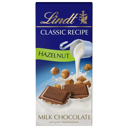 Lindt Classic Recipe Milk Chocolate Avellanas 125g