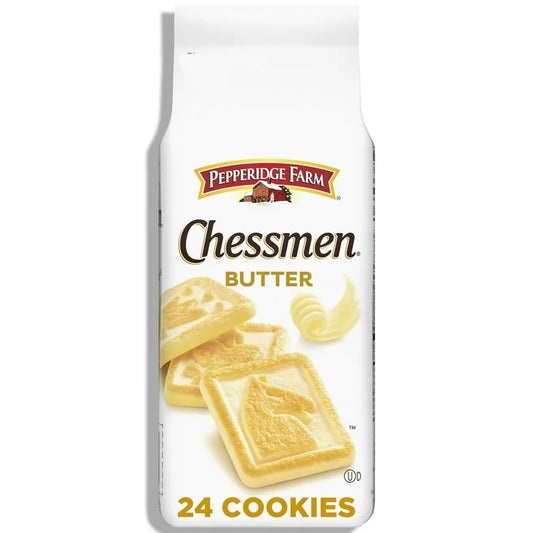Galletas Pepperidge Farm Chessmen Butter Mantequilla Tamaño Grande 206g