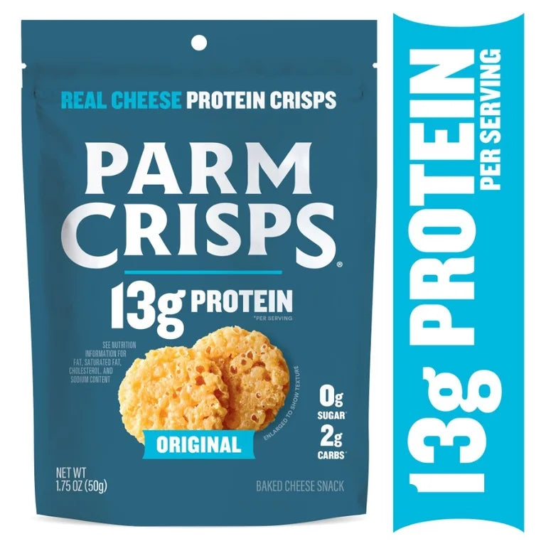 Galletas Horneadas Parm Crisps Proteína Parmesano Original 50g