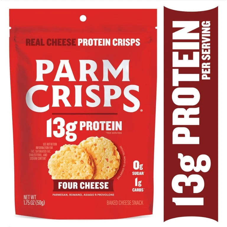 Galletas Horneadas Parm Crisps Proteína Four Cheese Original 50g