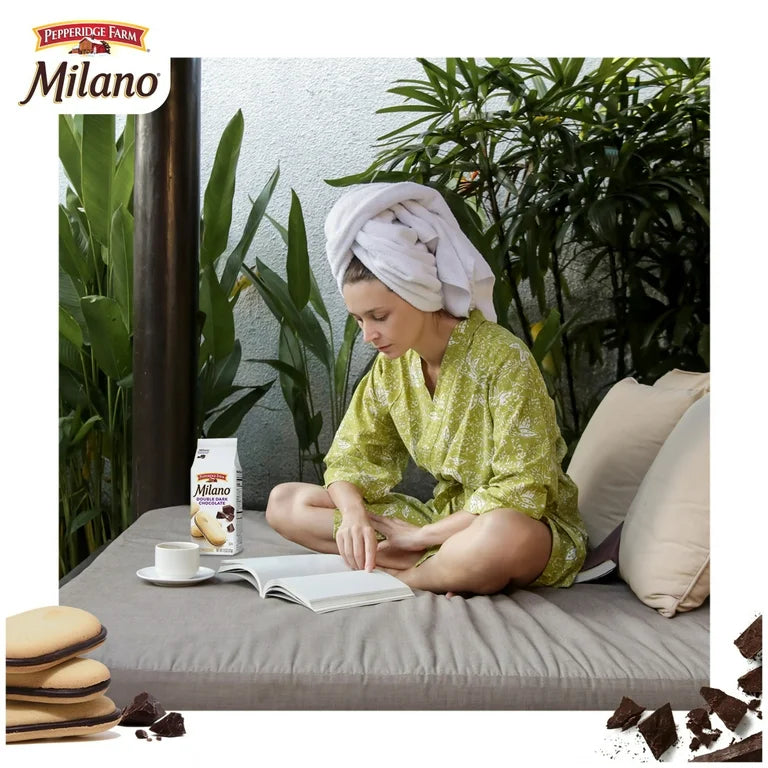 Galletas Rellenas Pepperidge Farm Milano Double Dark Chocolate Tamaño Grande 213g
