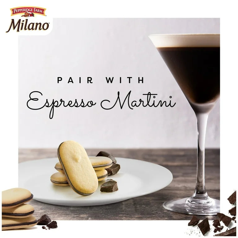 Galletas Rellenas Pepperidge Farm Milano Double Milk Chocolate Tamaño Grande 213g
