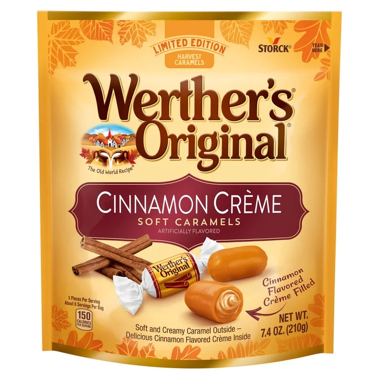 Caramelos Masticables Werther’s Original Chewy Cinnamon Crème 243g