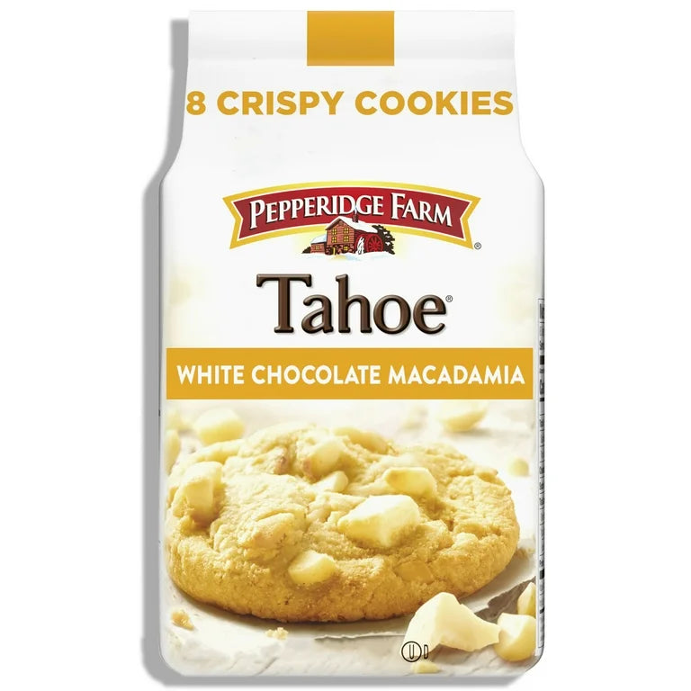 Galletas Pepperidge Farm Tahoe White Chocolate Macadamia Tamaño Grande 204g