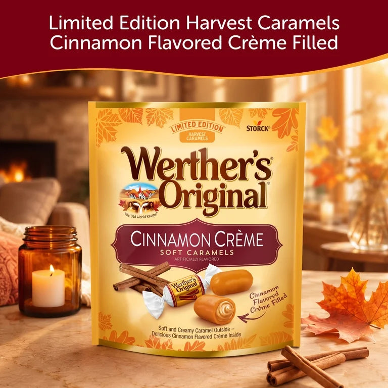Caramelos Masticables Werther’s Original Chewy Cinnamon Crème 243g