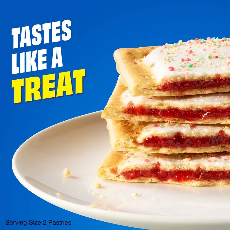 Pop Tarts Slammin’ Strawberry 10g Proteína x8 Unidades - 408g