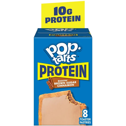 Pop Tarts Boostin’ Brown Sugar Cinnamon 10g Proteína x8 Unidades - 408g