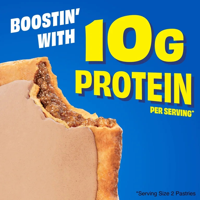 Pop Tarts Boostin’ Brown Sugar Cinnamon 10g Proteína x8 Unidades - 408g