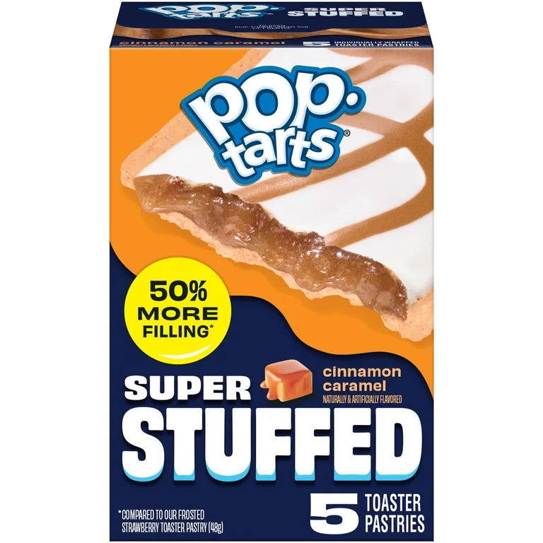 Pop Tarts Super Stuffed Cinnamon Caramel x5 Unidades - 310g