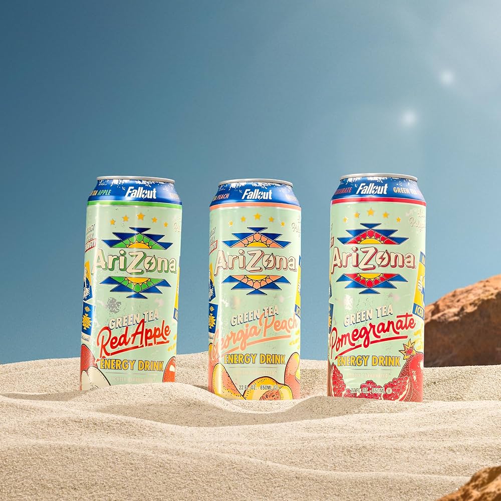 Bebida Energética Té Verde Fallout x AriZona Tamaño Grande 650 mL x1 (Sabor a Elección)