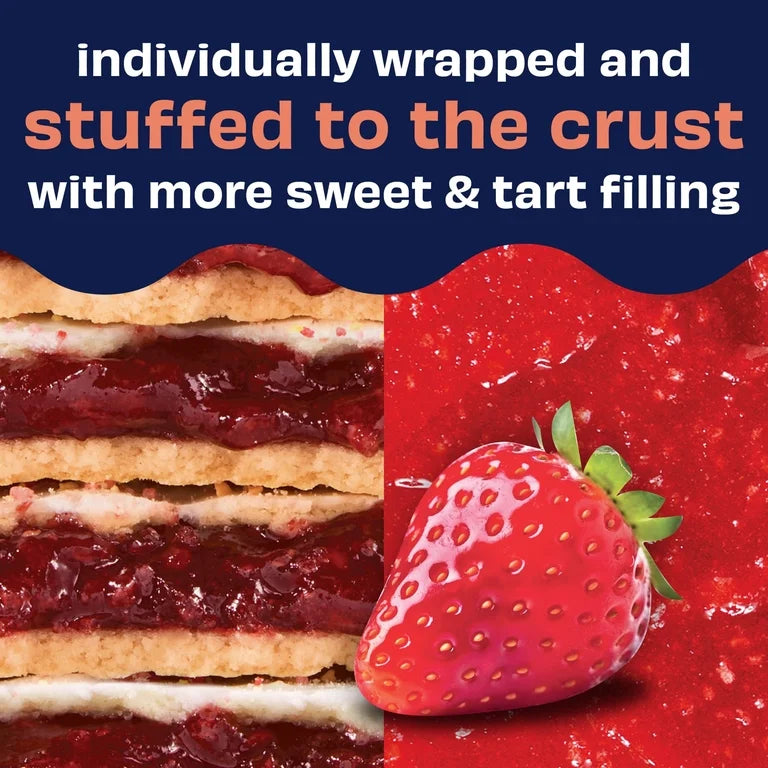 Pop Tarts Super Stuffed Strawberry Blast x5 Unidades - 310g