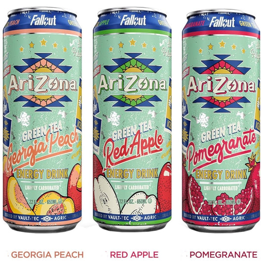 Bebida Energética Té Verde Fallout x AriZona Tamaño Grande 650 mL x1 (Sabor a Elección)