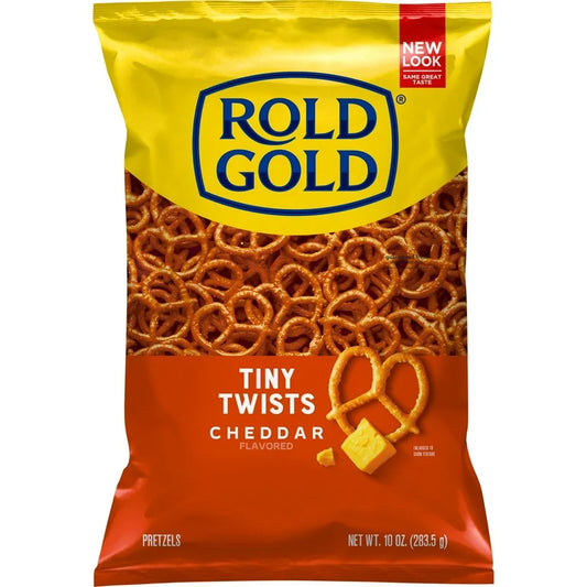 Pretzels Rold Gold Tiny Twists Queso Cheddar 283g