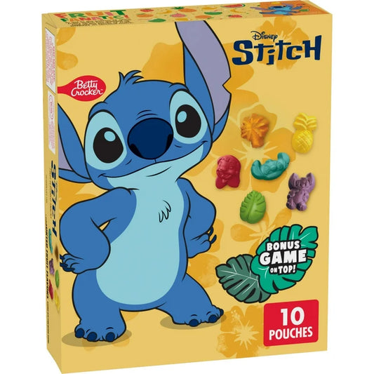 Gomitas Frutales Sin Gluten Disney Stitch x10 Paquetes - 226g