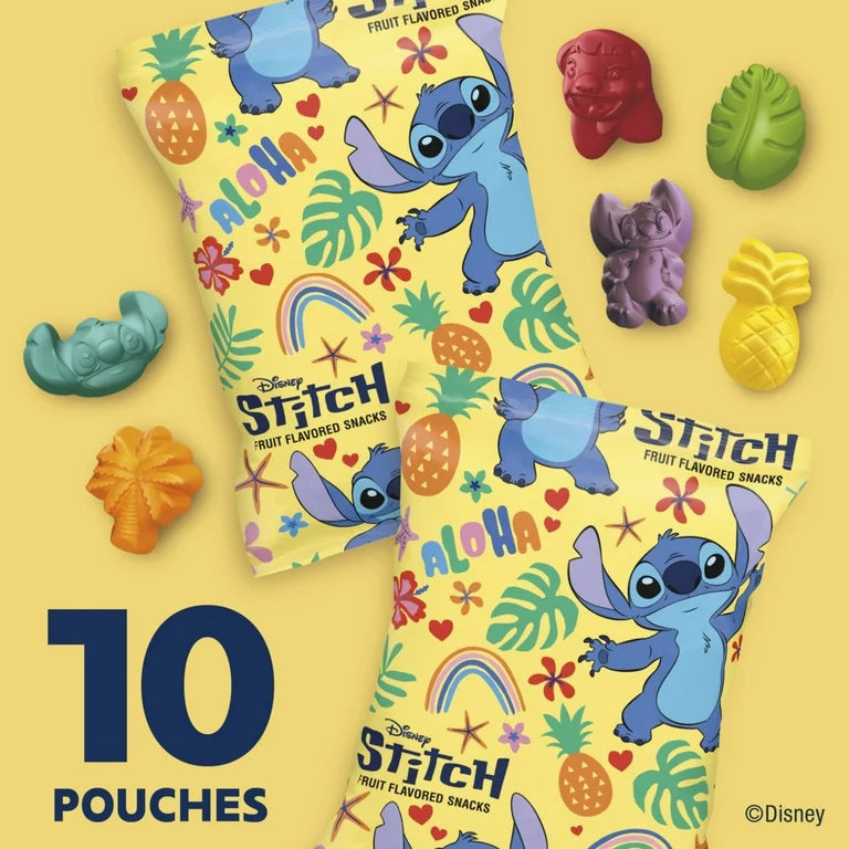 Gomitas Frutales Sin Gluten Disney Stitch x10 Paquetes - 226g