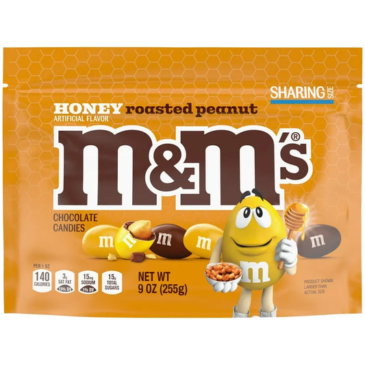 M&M’S Honey Roasted Peanut Tamaño Grande 255g