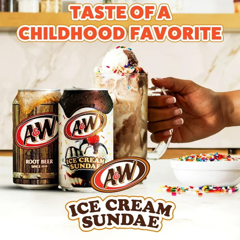 Soda A&W Ice Cream Sundae 355 mL