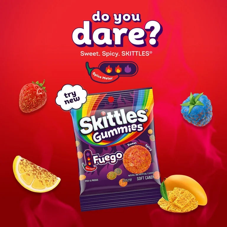 Gomitas Skittles Fuego Picantes 164g