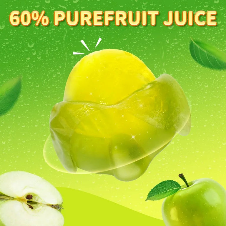 Gomitas de Manzana Verde Pelables Amos Peelerz Tamaño Grande 170g