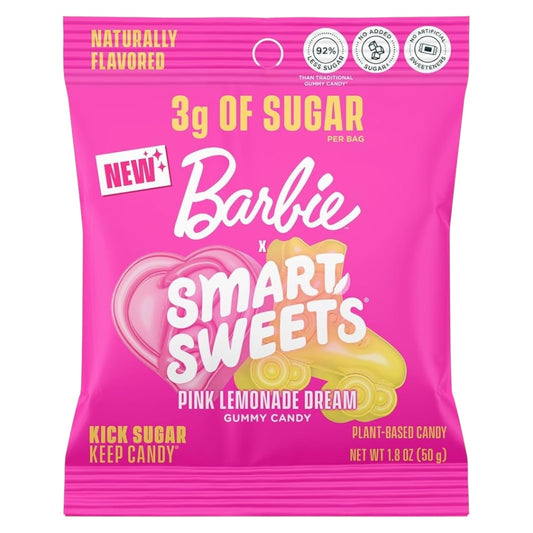 Gomitas Barbie x Smart Sweets Pink Lemonade Dream Bajo en Azúcares 50g