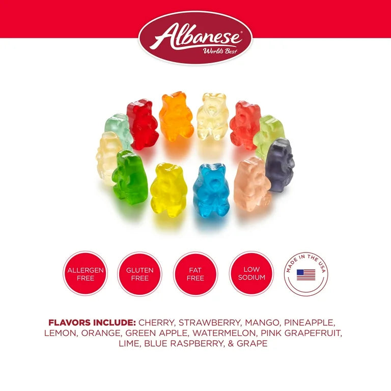 Gomitas Gluten Free Albanese Gummy Bears Tamaño Grande 212g