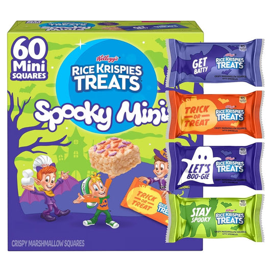 HALLOWEEN: Rice Krispies Treats Spooky Minis x60 Unidades - 660g