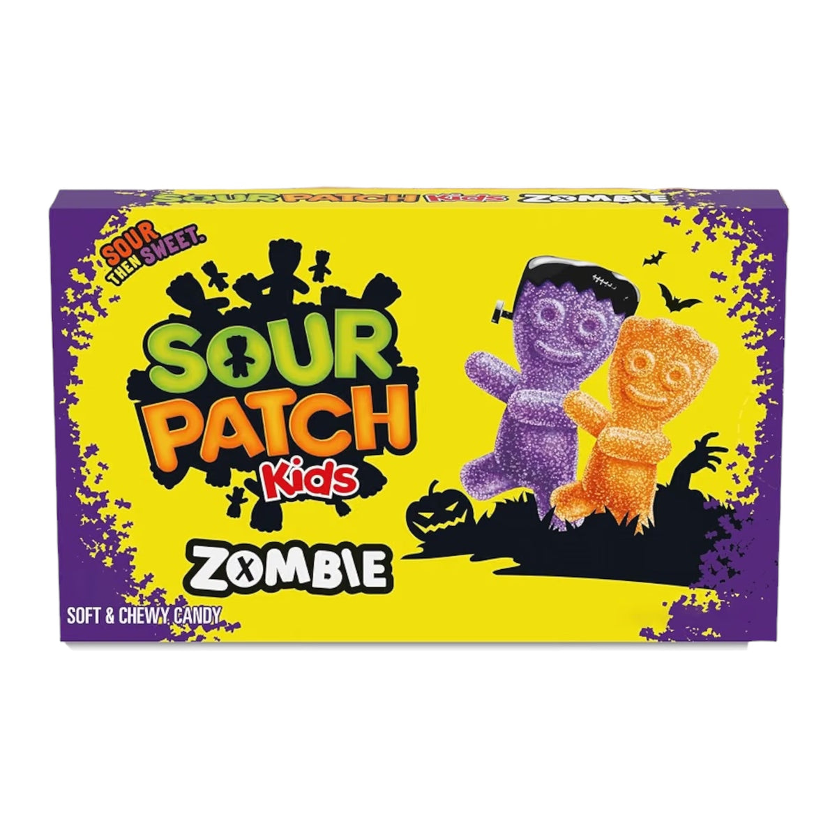 HALLOWEEN: Gomitas Sour Patch Kids Zombie Orange & Raspberry 100g