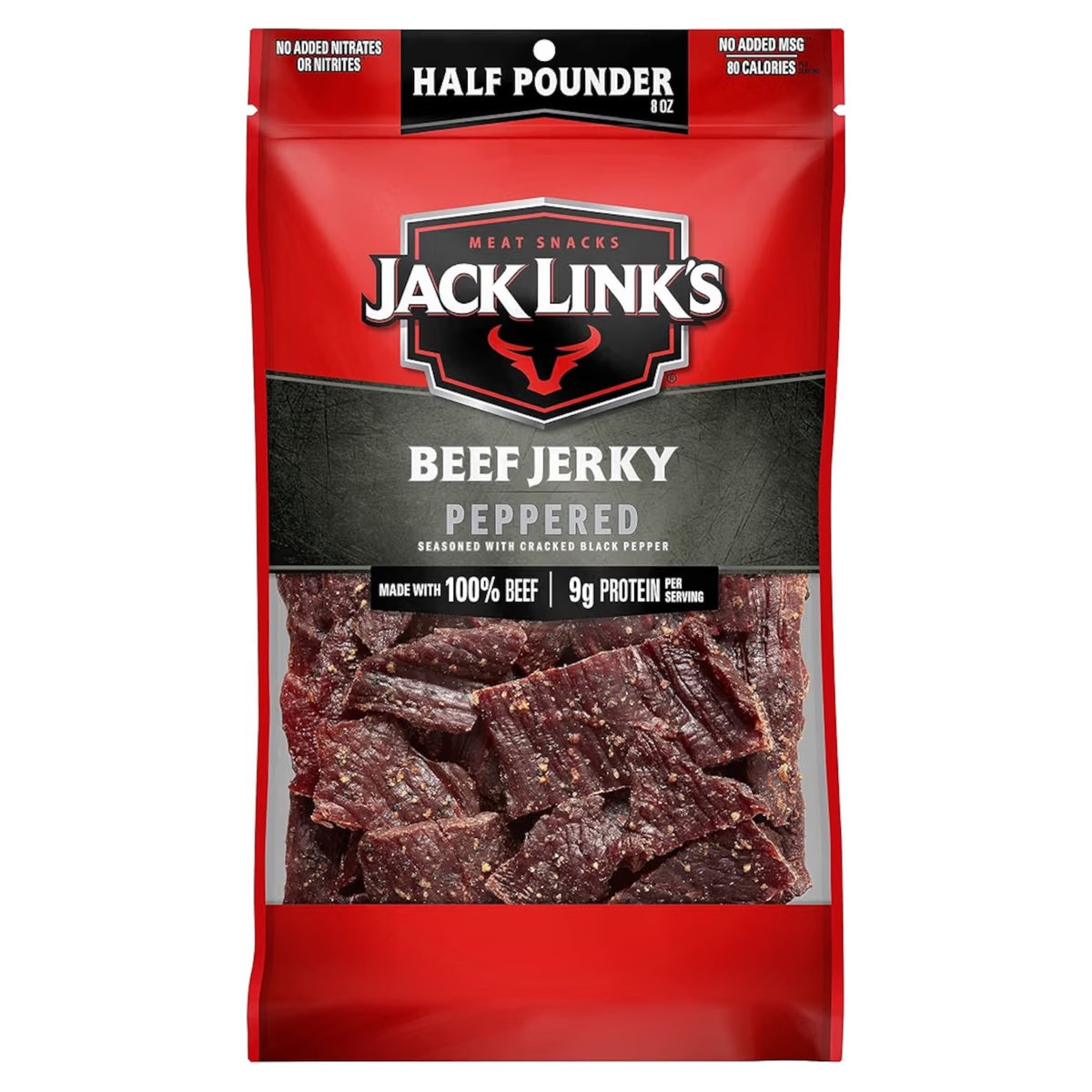 Jack Link’s Beef Jerky Peppered 9g Proteína Tamaño Grande 227g