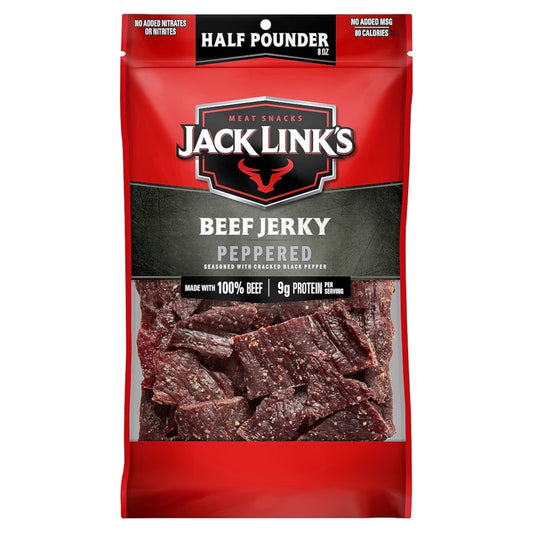 Jack Link’s Beef Jerky Peppered 9g Proteína Tamaño Grande 227g