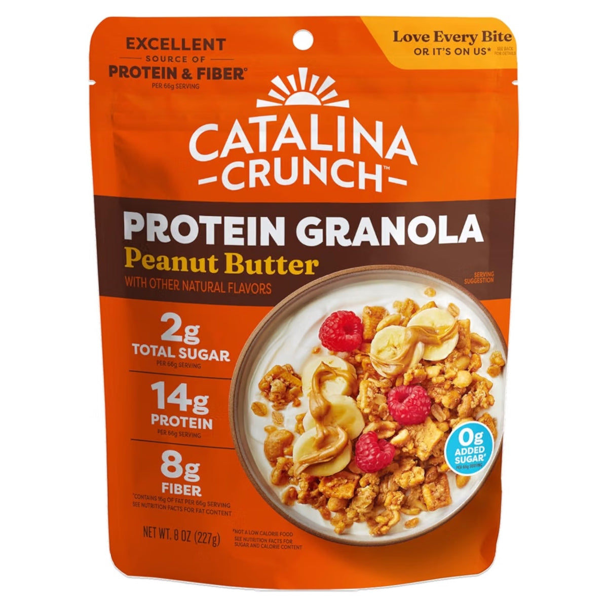 Granola Proteica Catalina Crunch Peanut Butter Tamaño Grande 227g