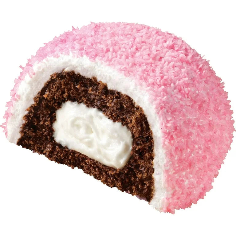 Tortas Chocolate Hostess Snoballs Rellenas Coco + Marshmallow x6 Unidades - 298g