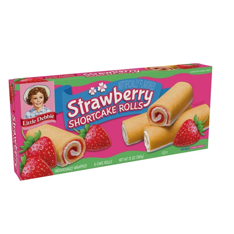 Rollos Little Debbie Fresa x6 Unidades - 369g