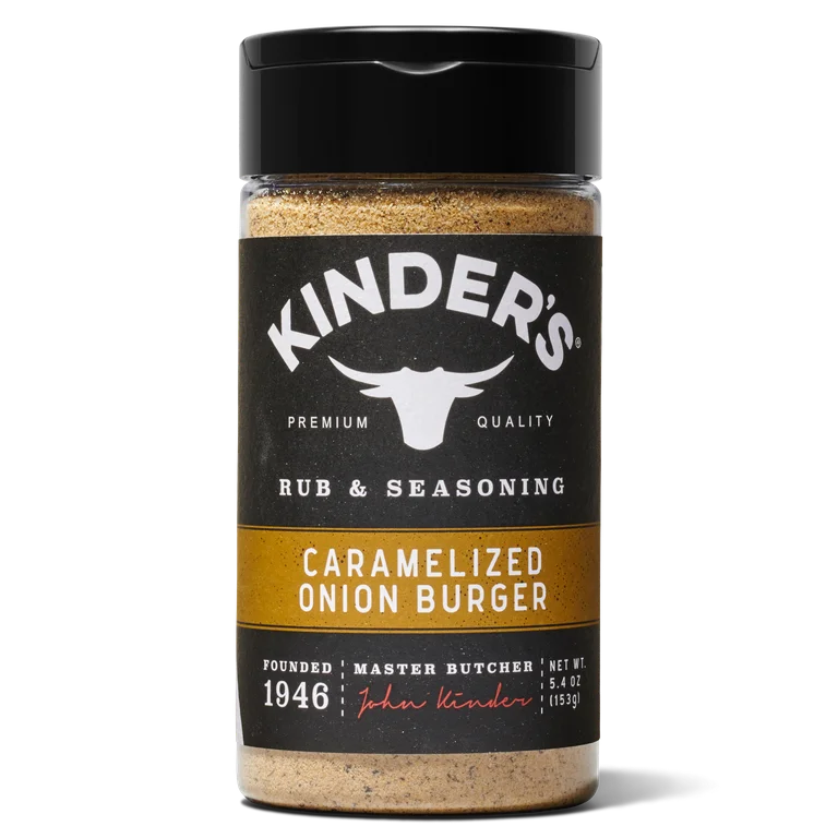Condimento Kinder’s Caramelized Onion Burger Premium Quality Tamaño Grande 153g