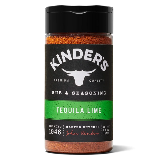 Condimento Kinder’s Tequila & Lime Premium Quality Tamaño Grande 167g